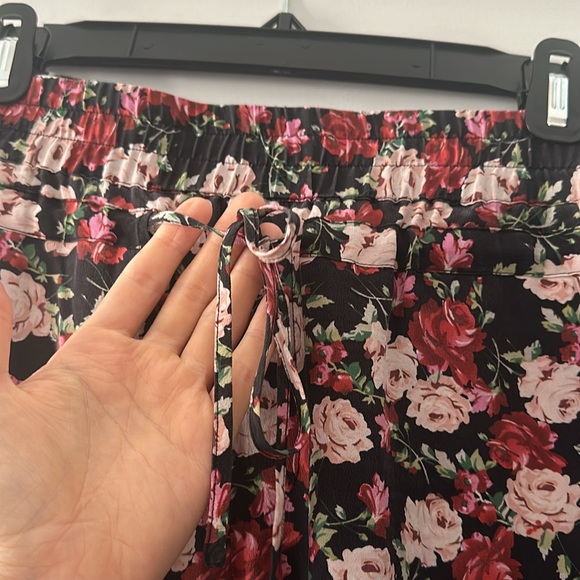 The kooples floral printed pants with tuxedo stripe - Picture 6 of 10